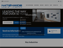 Tablet Screenshot of nationwideav.com